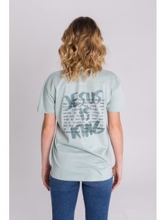 JESUS IS KING dustygreen unisex T-shirt