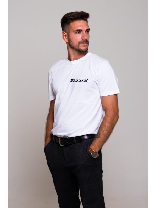 JESUS IS KING wit unisex T-shirt