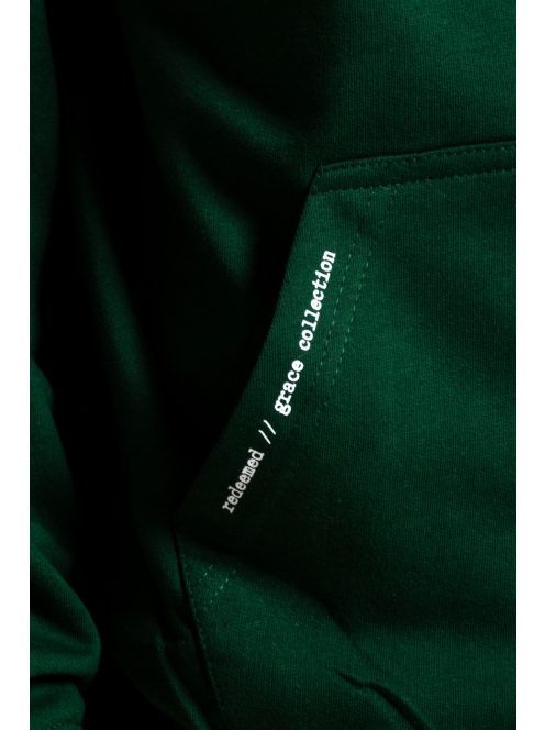 THE KING IS COMING glas groen unisex trui