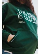 THE KING IS COMING glas groen unisex trui