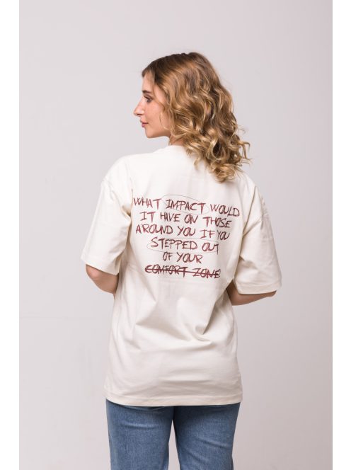 BRAVERY oversize unisex T-shirt