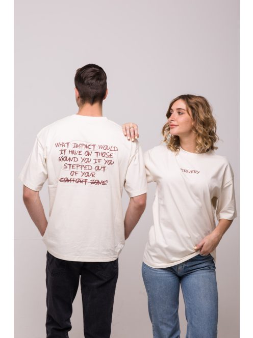 BRAVERY oversize unisex T-shirt