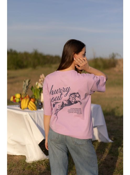 HURRY OUT - oversize unisex T-shirt