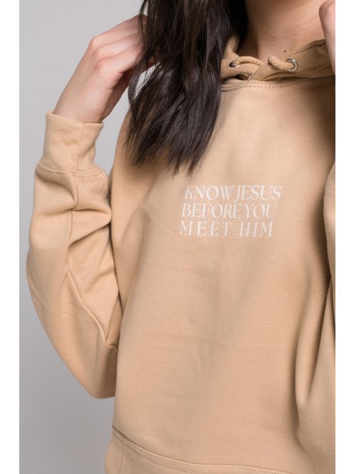 KNOW JESUS BEFORE YOU MEET HIM unisex trui