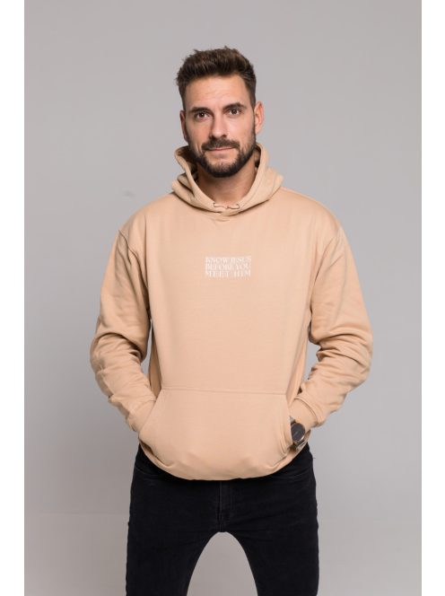 KNOW JESUS BEFORE YOU MEET HIM unisex trui