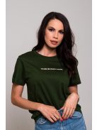LAST GENERATION - THIS IS OUR TIME sötétzöld unisex póló