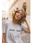 LOOK AT JESUS SEE THE FATHER grey unisex T-shirt
