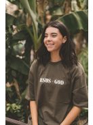 LOOK AT JESUS SEE THE FATHER unisex 'OVERSIZE' T-shirt