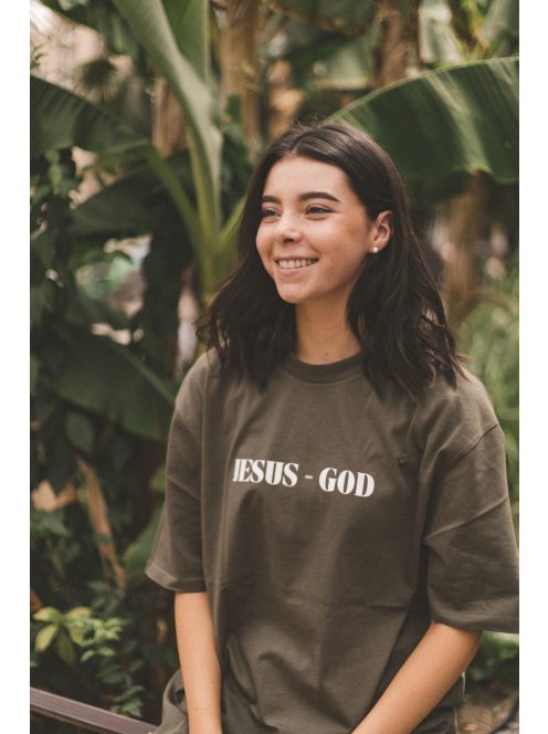 LOOK AT JESUS SEE THE FATHER unisex 'OVERSIZE' T-shirt
