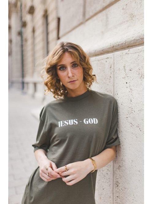 LOOK AT JESUS SEE THE FATHER unisex 'OVERSIZE' T-shirt