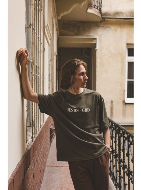 LOOK AT JESUS SEE THE FATHER unisex 'OVERSIZE' T-shirt