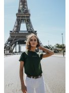 LOVE NEVER FAILS - 1CORINTHIANS 13 dark green unisex T-shirt