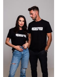 REDEEMED zwart unisex T-shirt