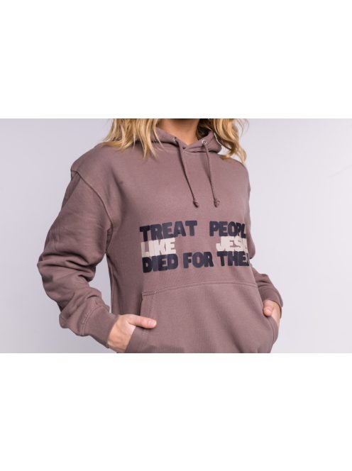 TREAT PEOPLE LIKE JESUS DIED FOR THEM unisex trui